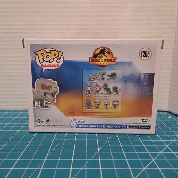 Funko POP Movies Jurassic Park Dominion Atrociraptor Ghost 1205 Vinyl Figure - Picture 3 of 6